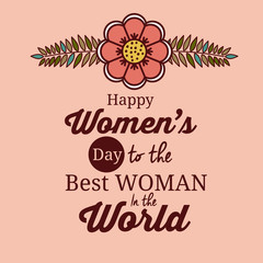 happy womens day design 