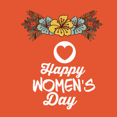 Obraz premium happy womens day design 