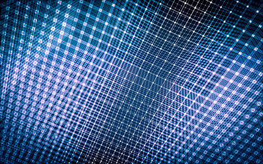 Fototapeta premium Abstract polygonal space low poly dark background