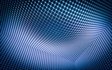 Abstract polygonal space low poly dark background