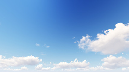Cloudy blue sky abstract background, 3d illustration