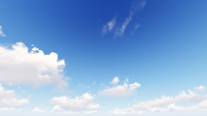 Cloudy blue sky abstract background, 3d illustration