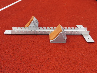 starting block race track