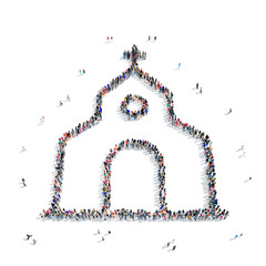  people shape church wedding