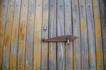 old door view as background