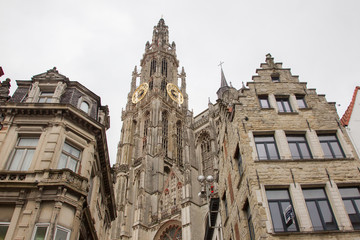 Obraz premium Cathedral of Our Lady in Antwerp, Belgium