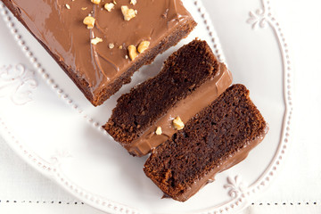 Homemade chocolate cake