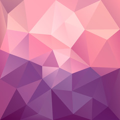 Naklejka premium Polygonal mosaic abstract geometry background landscape in viole