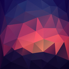 Polygonal mosaic abstract geometry background landscape.