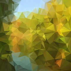 Polygonal mosaic abstract geometry background landscape.