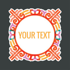 classic art deco luxury minimal hipster geometric vintage vector monogram, frame , border, badge, label, crest, or Vintage Insignias, vector design elements, business signs, identity