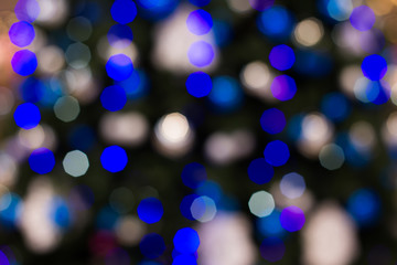 defocused lights bokeh background