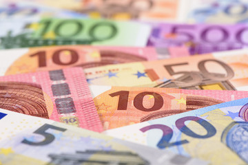 Euro Geldscheine und Banknoten