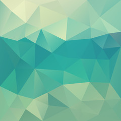 Obraz premium Polygonal mosaic abstract geometry background landckape in blue