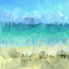 Polygonal mosaic abstract geometry background landscape.