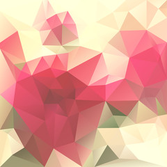 Fototapeta premium Polygonal mosaic background in gray, yellow and pink colors.