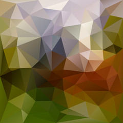 Fototapeta premium Polygonal mosaic background in gray, brown and green colors