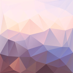 Polygonal mosaic abstract geometry background landscape in blue,