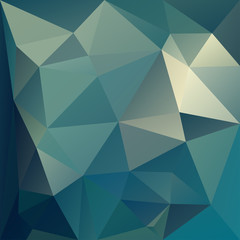 Fototapeta premium Polygonal mosaic background in blue and gray colors.