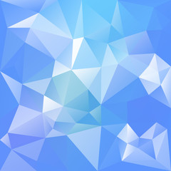 Obraz premium Polygonal mosaic background in blue, white and green colors.