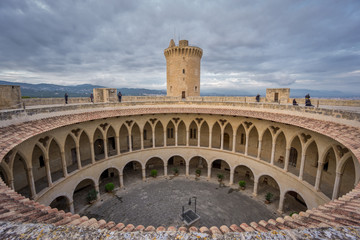 Fototapeta premium On top of Bellver Castle, Mallorca