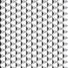 Black White triangle vector background.