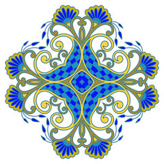 Vector round ornament.