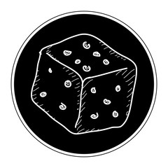 Simple doodle of a dice