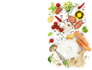 Ingredients for soup