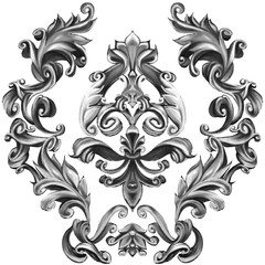 decorative elements in vintage style for decoration layout, fram