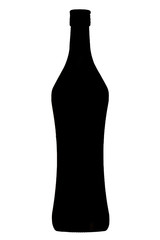 Bottle of martini