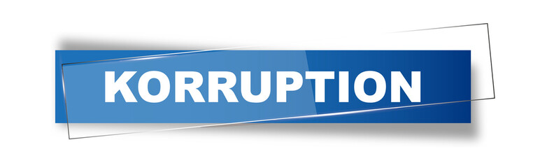 Button | Schild | Korruption