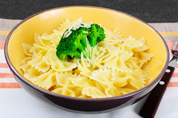 Pasta and Broccoli Diet Food