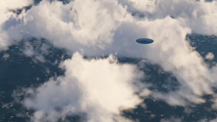 UFOs in the clouds
