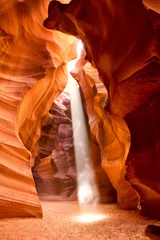 Acrylic prints Canyon Sunbeam in Upper Antelope Canyon, Arizona, United States