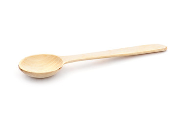Wooden Spoon isolated on white background