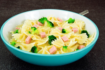 Pasta, Sausage and Broccoli Diet Food