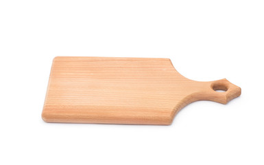 chopping board isolated on white