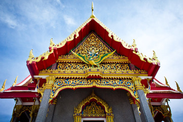 Fototapeta premium Roof of Thailand's temple in Phuket