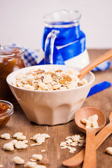 muesli with confiture