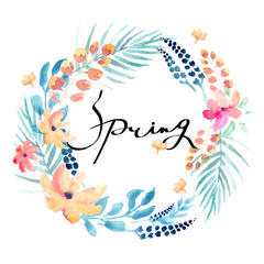 + FLORAL WATERCOLOR ART +