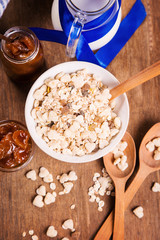 muesli with confiture