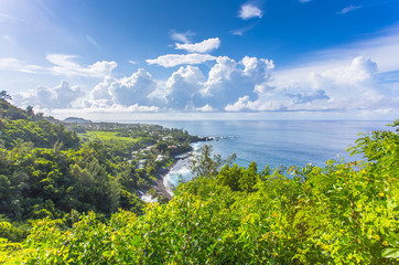  village de Manapany, île de la Réunion 