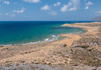 Fototapeta na wymiar coastline of Calblanque Regional Park near Cartagena, Spain 
