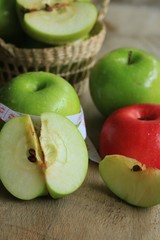 fresh apple green fruit