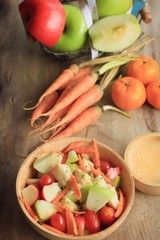 salad fresh apple fruit