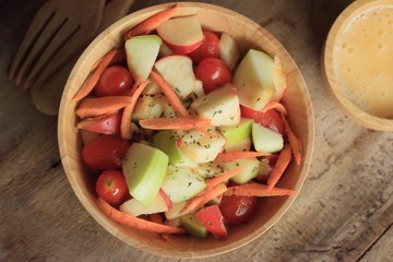 salad fresh apple fruit