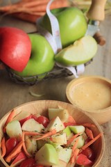salad fresh apple fruit