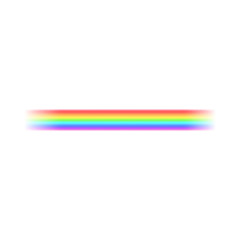 Bright rainbow stripes icon, realistic style