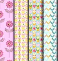flower Cute seamless pattern